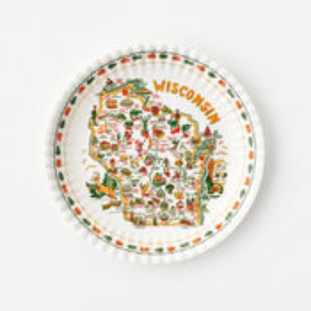 image of Wonders of Wisconsin 16" Melamine Plate