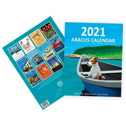 Shop abacus calendar 2021 dana heacock