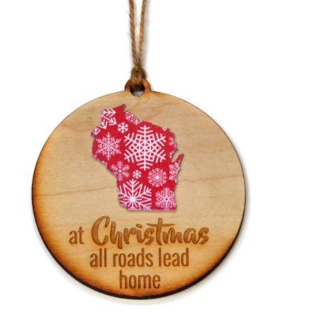 image of All Roads Lead Home Ornament