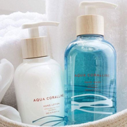 Aqua Coralline Travel Set with Bag