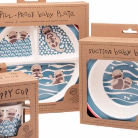 image of Baby Plate, Bowl and Sippy Cup by Oré Originals
