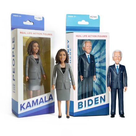 image of Biden and Harris Action Figures