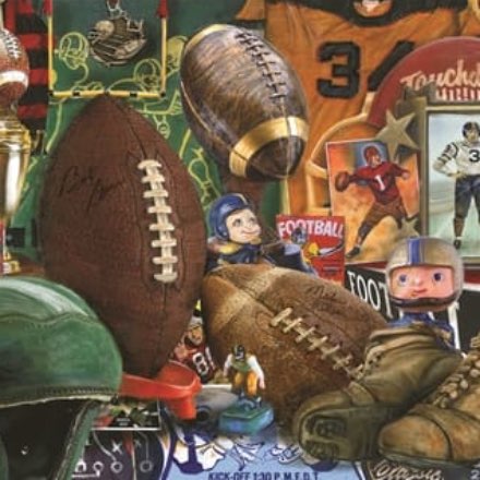 image of Springbok Vintage Football 1,000 Piece Puzzle