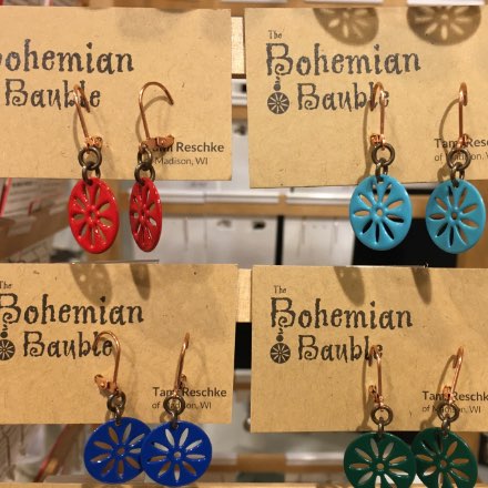 image of Bohemian Bauble Earrings