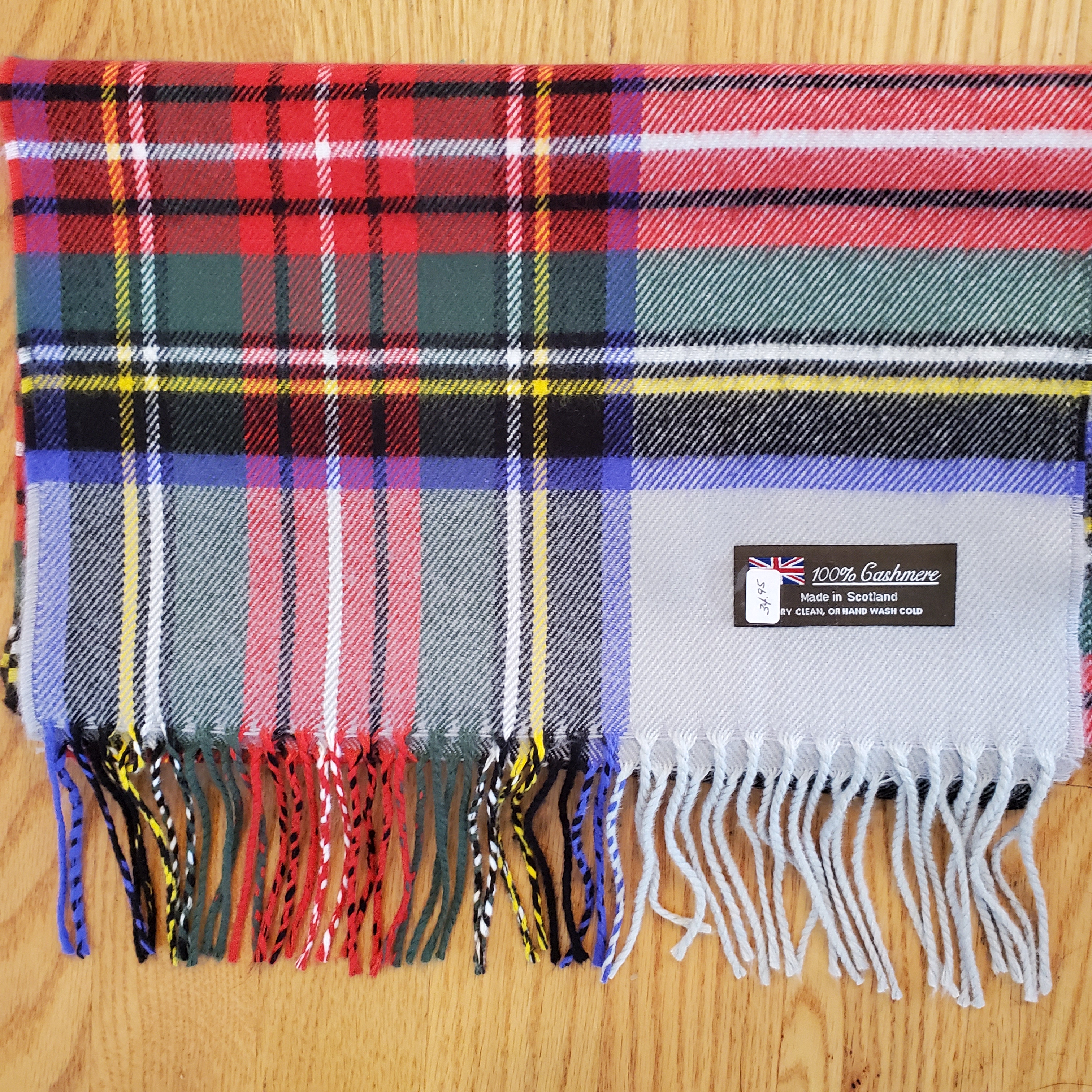 image of Cashmere Scarf from Scotland - Multi color