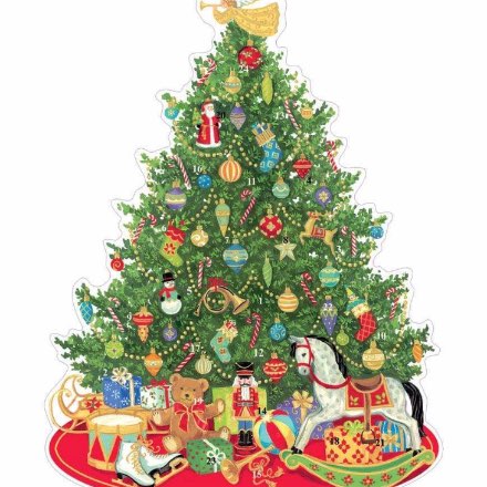 image of Caspari Oh Christmas Tree Advent