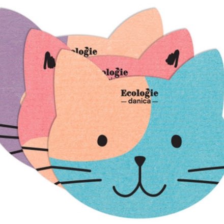 image of Cats Swedish Dishcloths - Set of 3