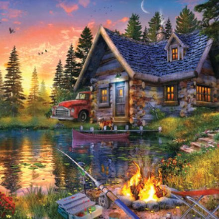 image of Sun Kissed Cabin Puzzle
