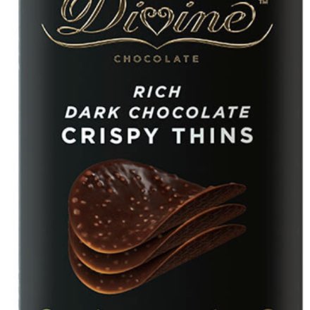 image of Divine Chocolate Crispy Thins