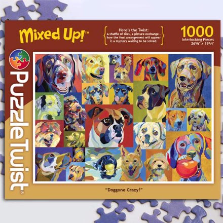 image of Doggone Crazy 1,000 Piece Puzzle