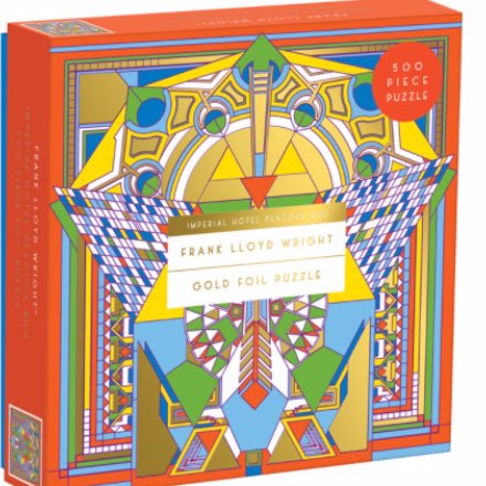 image of Frank Lloyd Wright Imperial Hotel Peacock 500 Piece Puzzle
