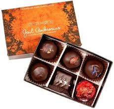 image of Gail Ambrosius 6 pc. Dark Chocolate Truffles