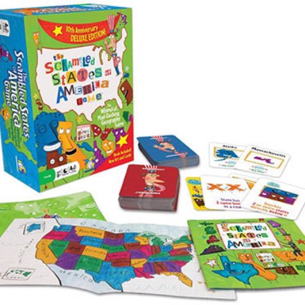 image of Gamewright Scrambled States of America Deluxe Ed.