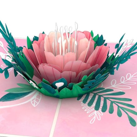 image of Garden Rose Bloom Lovepop Card