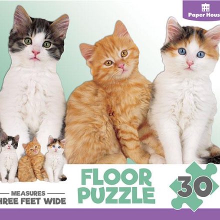 image of Paper House Cats Floor Puzzle