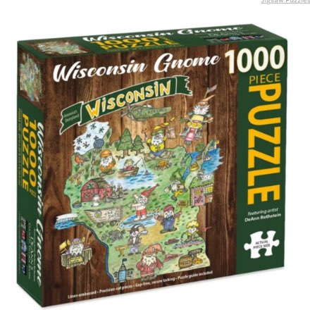 image of Gnome Sweet Gnome, Wisconsin - 1000pc Jigsaw Puzzle by Turner