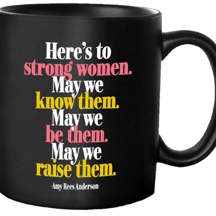 image of Here's to Strong Women Mug