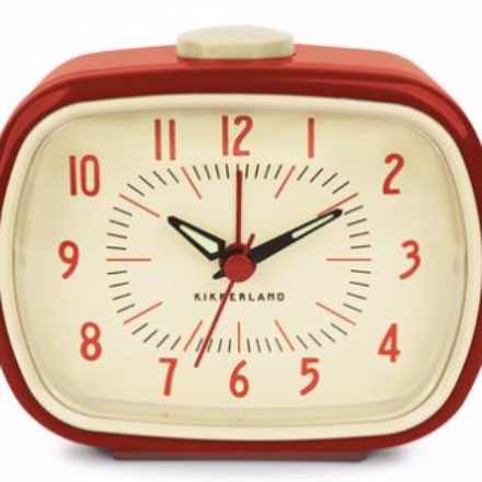 image of Kikkerland Retro Alarm Clock