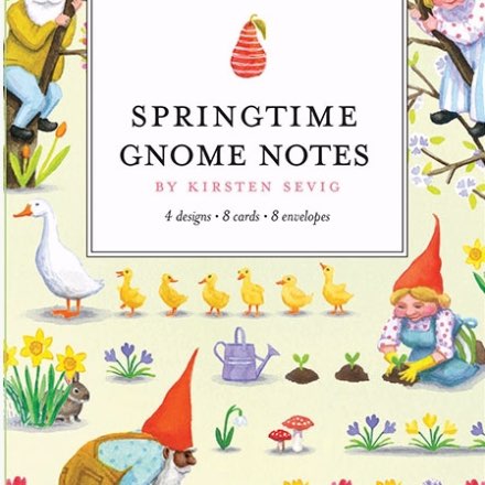 image of Kirsten Sevig Notecards - Gnome Notecards