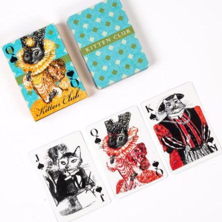 image of Kitten Club Playing Cards