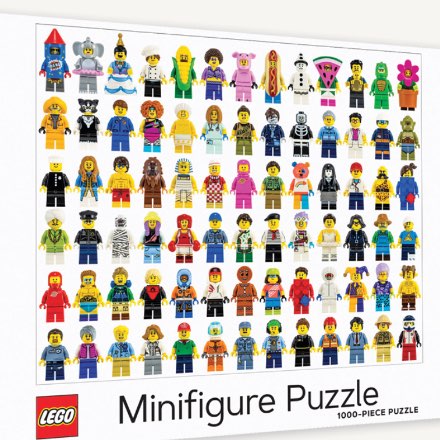 image of LEGO Minifigure 1,000 Piece Puzzle 