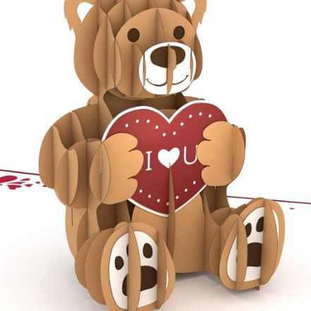 image of Love Bear Lovepop Card