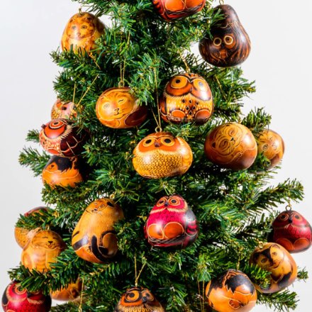 image of Lucuma Designs Owl Ornaments