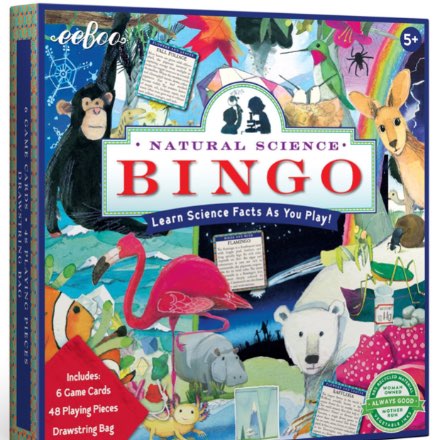 image of Natural Science Bingo
