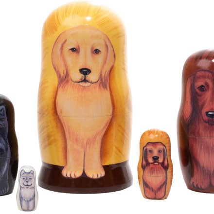 image of Dog Nesting Doll Set