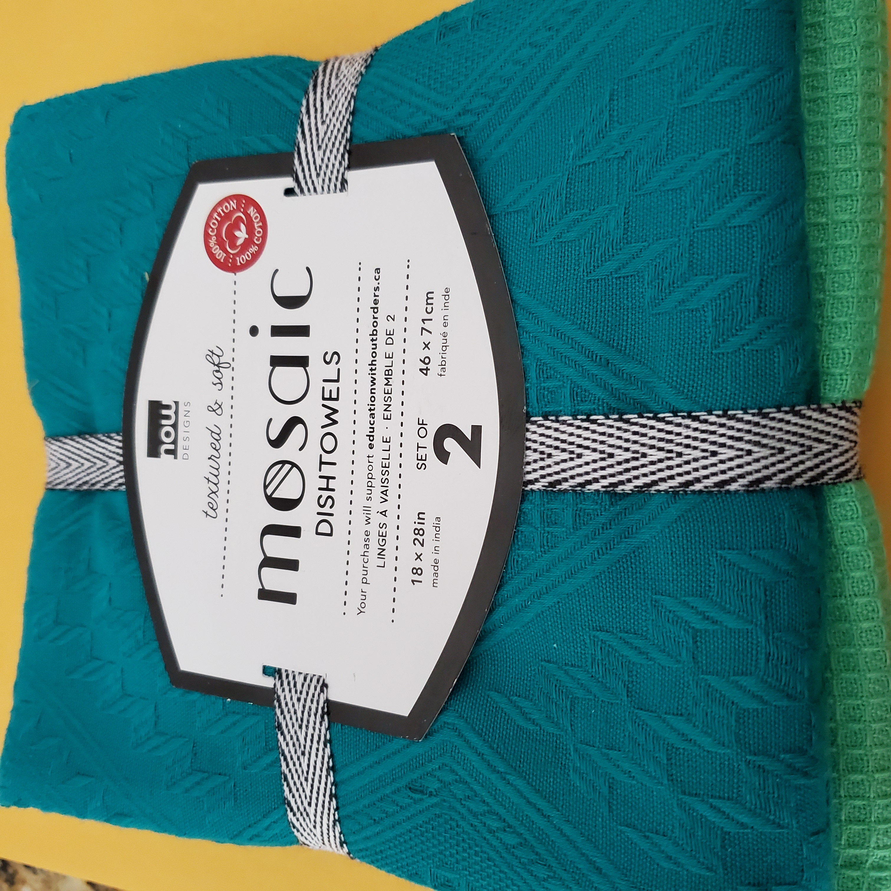 image of NOW Designs Mosaic Dishtowels