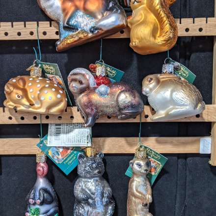 image of Old World Christmas Woodland Creatures Ornaments