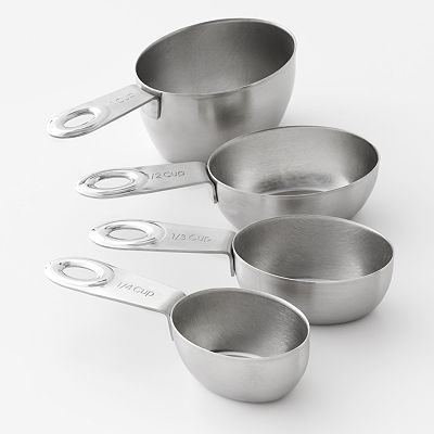 image of Oval Stainless Measuring Cups