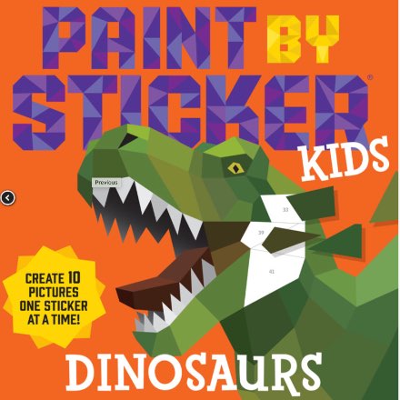 image of Paint By Sticker - Dinosaurs
