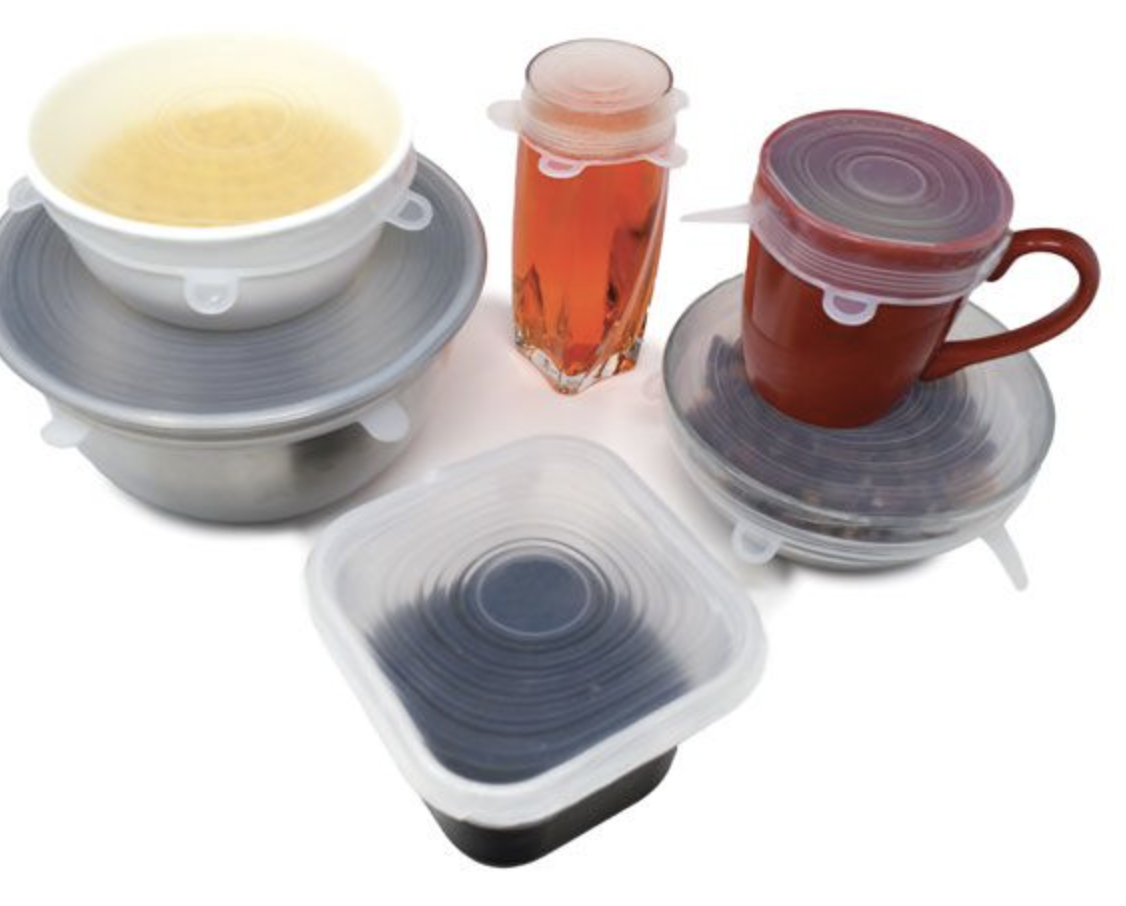 image of Reusable Silicone Lids...Set of 6 Sizes
