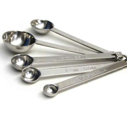 image of Polished Measuring Spoon Set