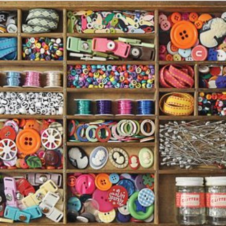 image of Sewing Box 500 Piece Puzzle