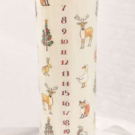 image of Winter Wildlife Advent Candle and Stand