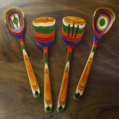 image of Spoons and Turner in Colorful Bamboo