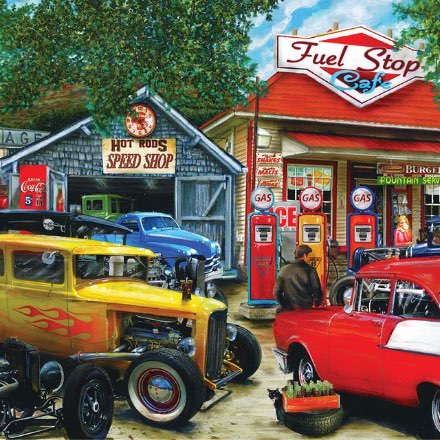 image of Springbok Hod Rod Cafe 1,000 Piece Puzzle