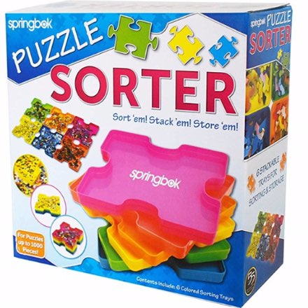 Bits and Pieces - Regular Puzzle Stack-Em Sorting Trays - Puzzle Piece  Sorter 