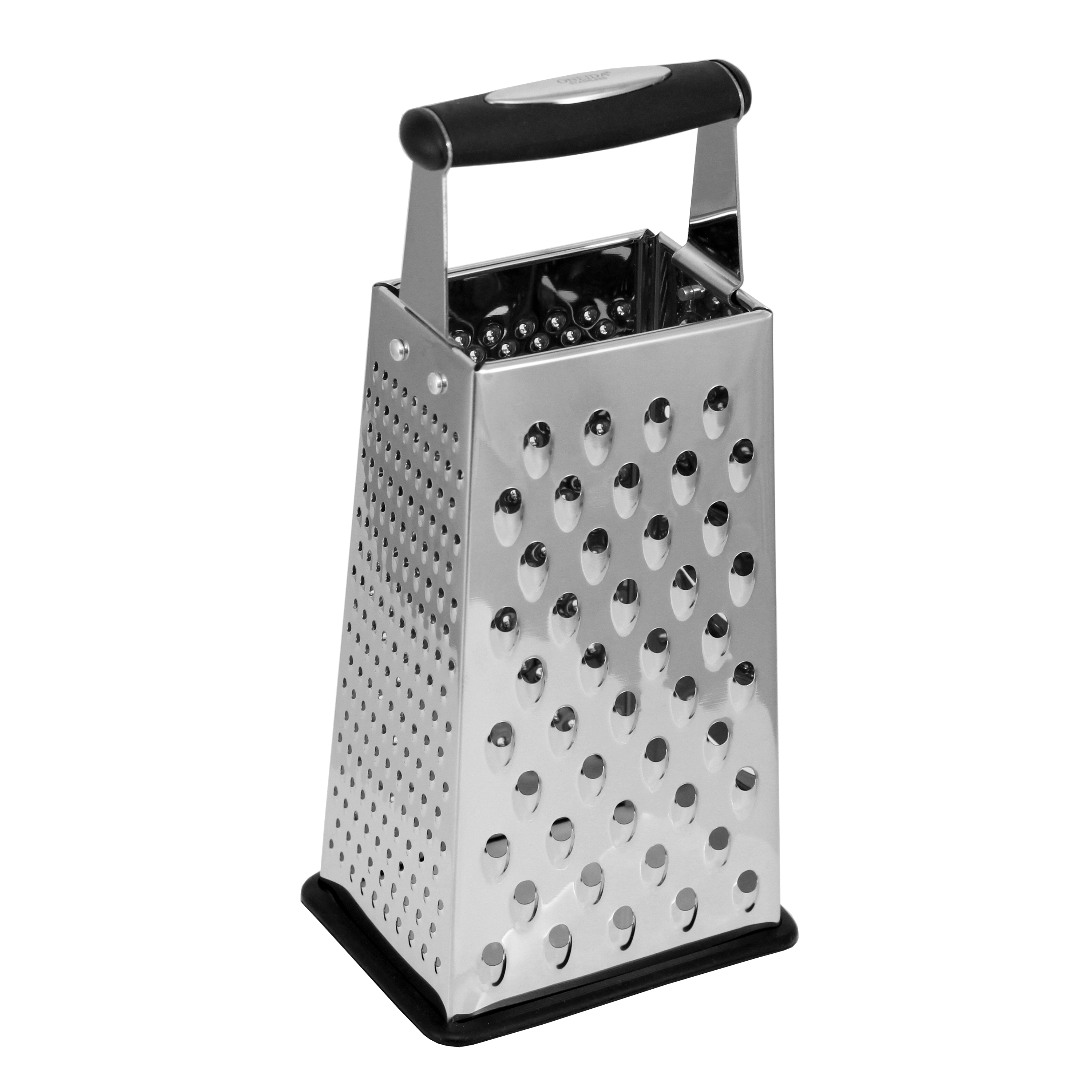 Fine Cheese Grater - Gourmet Series - Ultra Sharp & Ergonomic - Red