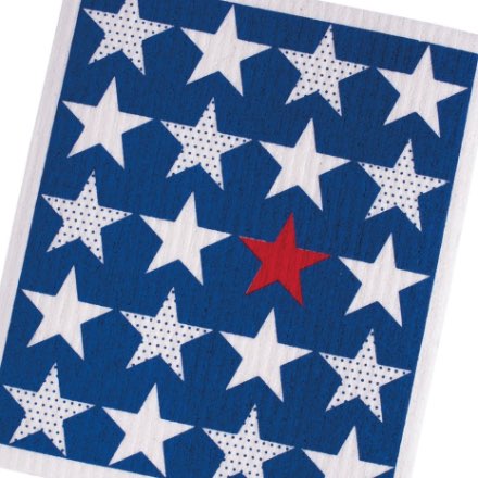 image of Stars Swedish-Style Dishcloth