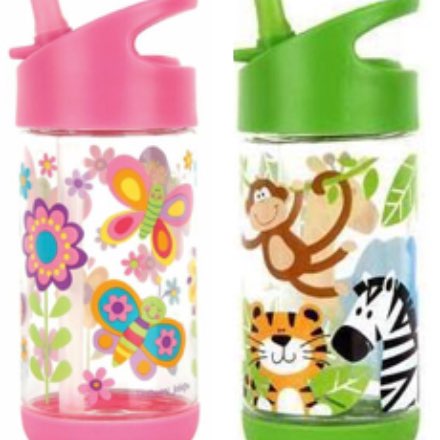 image of Stephen Joseph Flip Top Kids Water Bottles