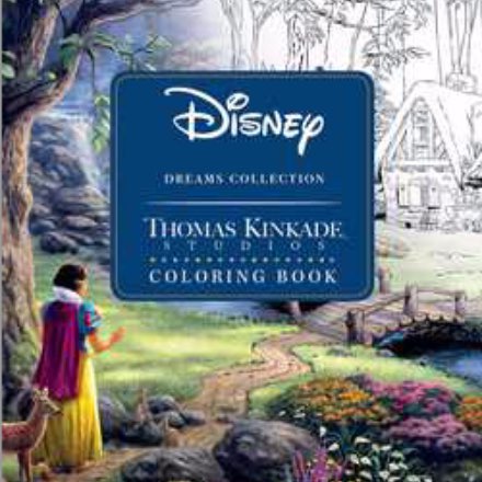 image of Disney Coloring Book by Thomas Kinkade Studios