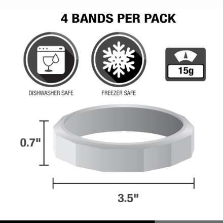 image of Tough Bands Rust-Proof Screw Bands