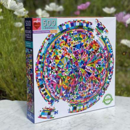 image of Triangles 500 Piece Puzzle