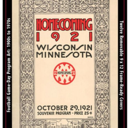 image of Vintage Wisconsin Badgers Football Calendar