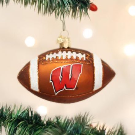 image of UW Football Old World Christmas Ornament