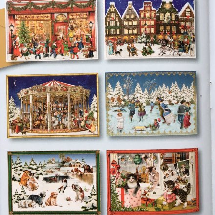 image of Victorian Advent Calendar Gift Enclosure