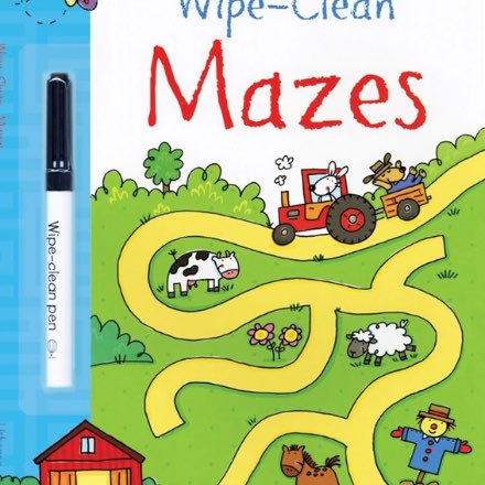 image of Wipe-Clean Mazes